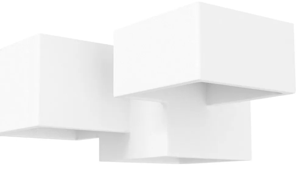 Applique da Soffitto in Gesso Pitturabile 3xGX53