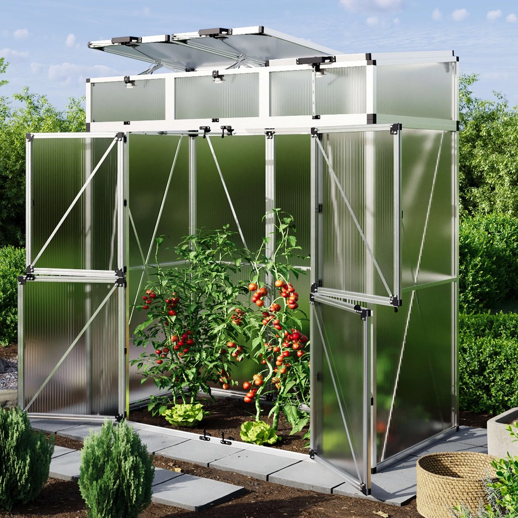 PRIMEYARD 197 x 103 cm Serra per pomodori - (GFPV00882)