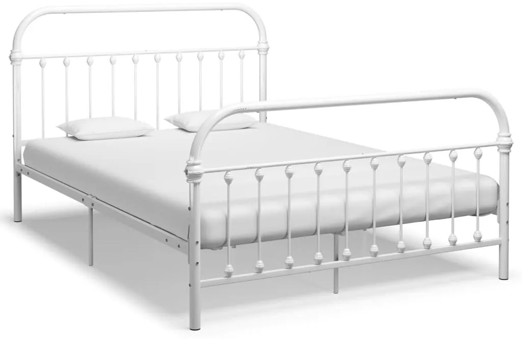 Giroletto Bianco İn Metallo 160x200 Cm /