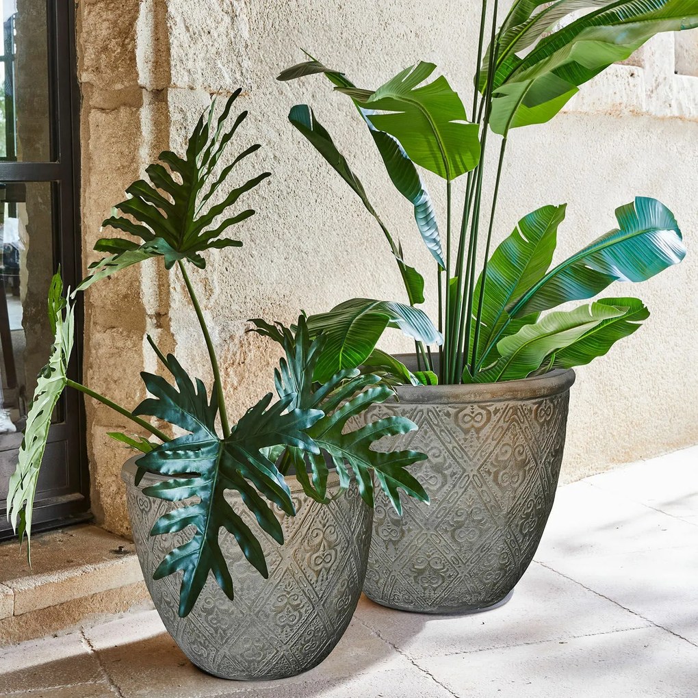 LOBERON Coppia di portavasi Malouris