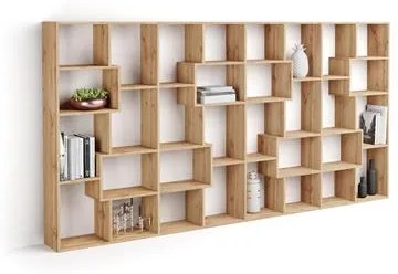 Libreria L Iacopo (160,8 x 314,6 cm), Rovere Rustico