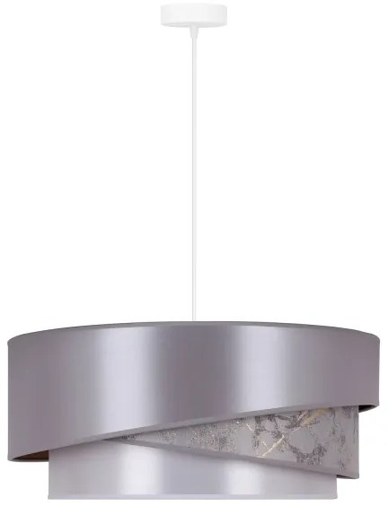 Duolla - Lampadario a sospensione con filo KOBO 1xE27/15W/230V diametro 45 cm argento/oro