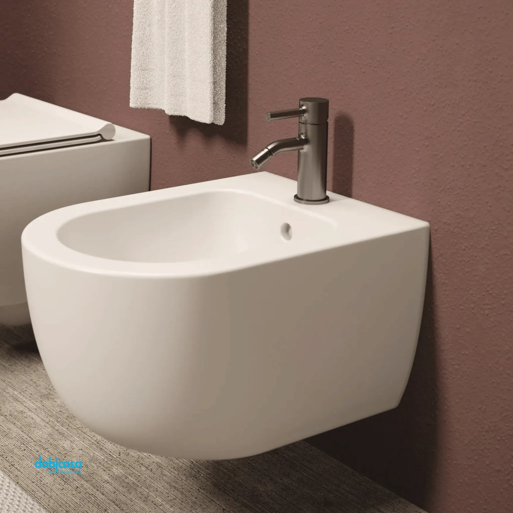 Alice Ceramica "Unica" Bidet Sospeso Bianco Lucido