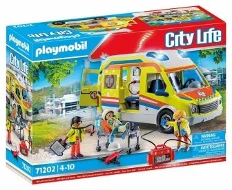 Playset Playmobil 71202 City Life Ambulance 67 Pezzi