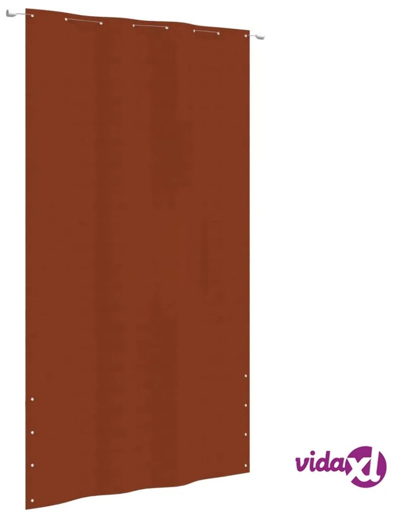 vidaXL Paravento per Balcone Terracotta 160x240 cm in Tessuto Oxford
