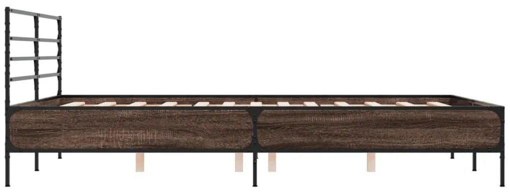 Giroletto rovere marrone 120x190cm in legno multistrato metallo