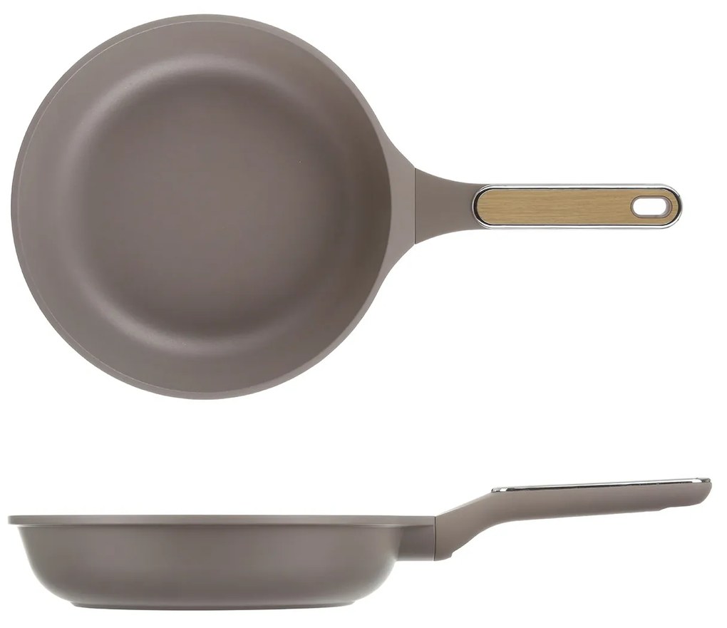 Padella antiaderente 26 cm Taupe con salvapadella
