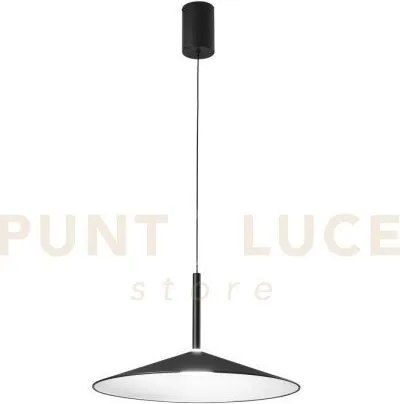 Lampadario a sospensione led khan nera 16w 2405l cct 2700 e 3200k 4...