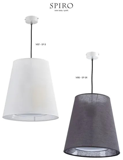 Jupiter 1496 - Lampadario SPIRO 1xE27/60W/230V