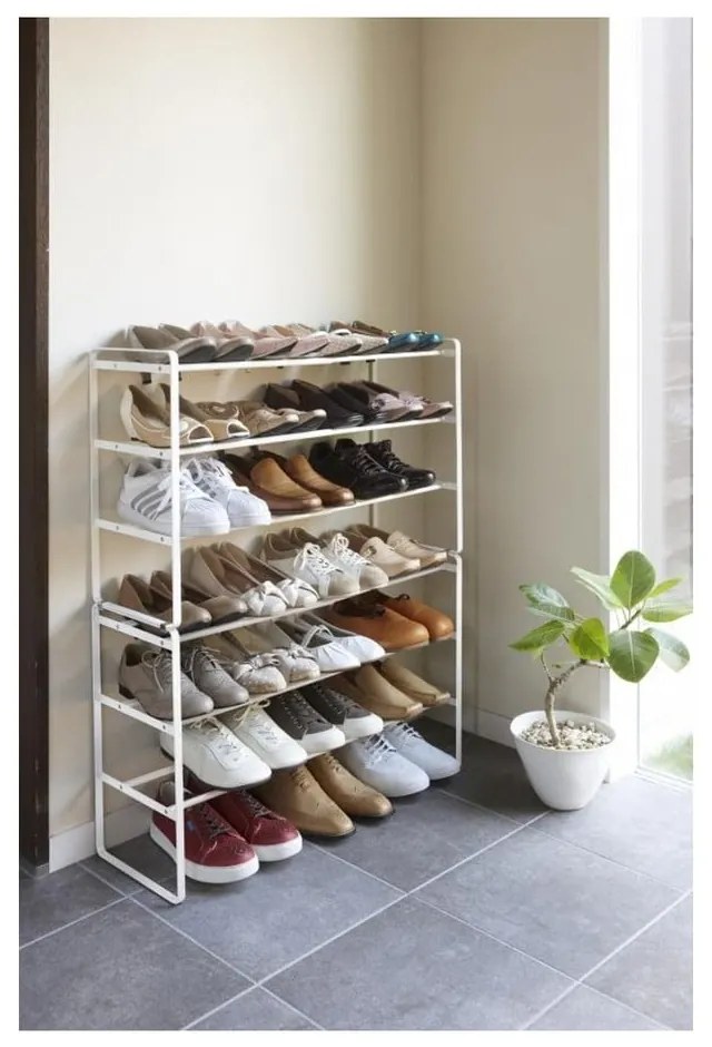 Scaffale bianco regolabile a 3 livelli Maebashi - YAMAZAKI