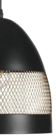 ONLI - Lampadario a sospensione con filo POLLY 1xE27/22W/230V nero