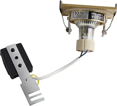 Faretto da incasso moderno quadrato oro IP44 - Xena