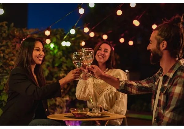 Twinkly TWF020STP-BEU - LED RGB da esterno catena decorativa 20xLED 14m IP44 Wi-Fi