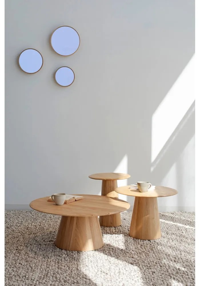 Tavolo rotondo in rovere ø 55 cm Mushroom - Gazzda