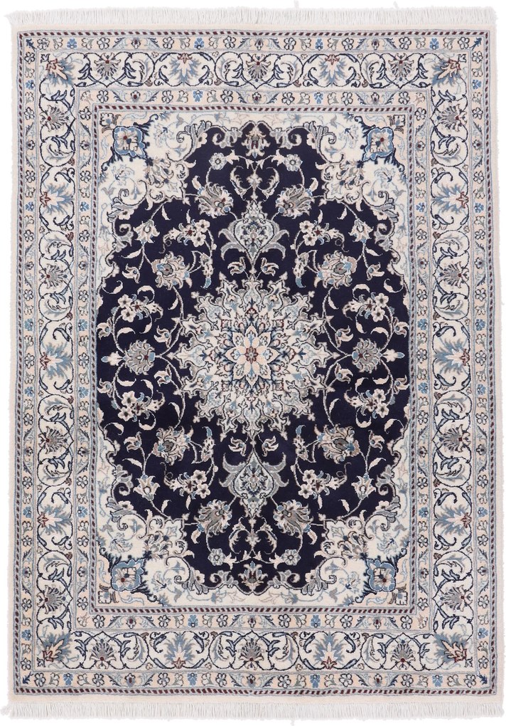 Nain Tappeto 150 x 200 (Iran) Annodato A Mano