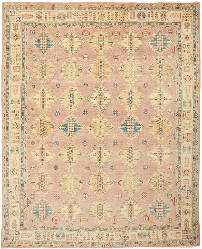 Kazak Tappeto 240x300 (Afghanistan) Annodato A Mano
