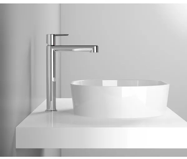 Ravak X070114 - Miscelatore per lavabo PURI 32,2 cm cromo lucido