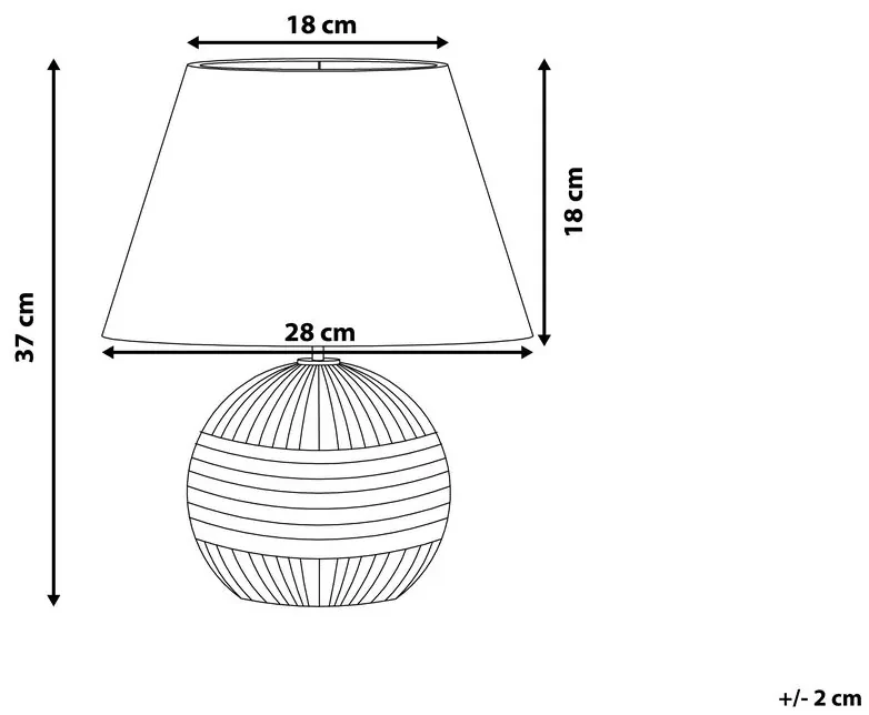 Lampada ASPEN LN1 BLACK E27 da Tavolo, Scrivania e Comodino