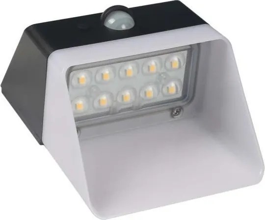 Lampada solare da parete LED con sensore LED/2W/3,7V 4000K IP65 1200 mAh