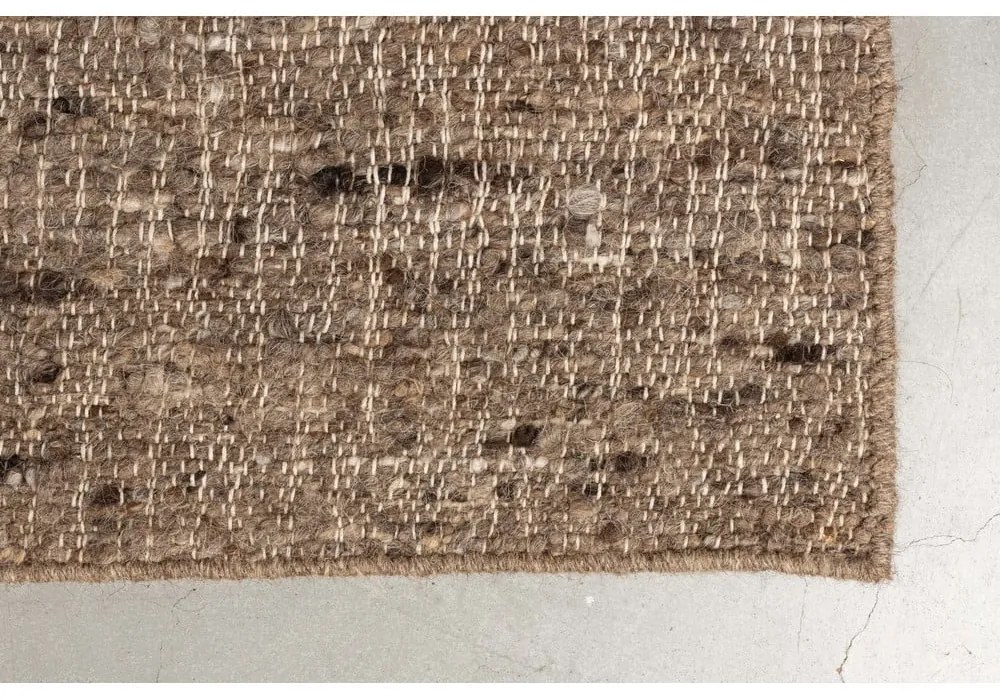 Tappeto marrone/beige in lana 200x300 cm Briton – Dutchbone