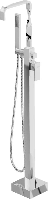 Mexen Avila rubinetto da bagno a pavimento, cromato - 75833-00