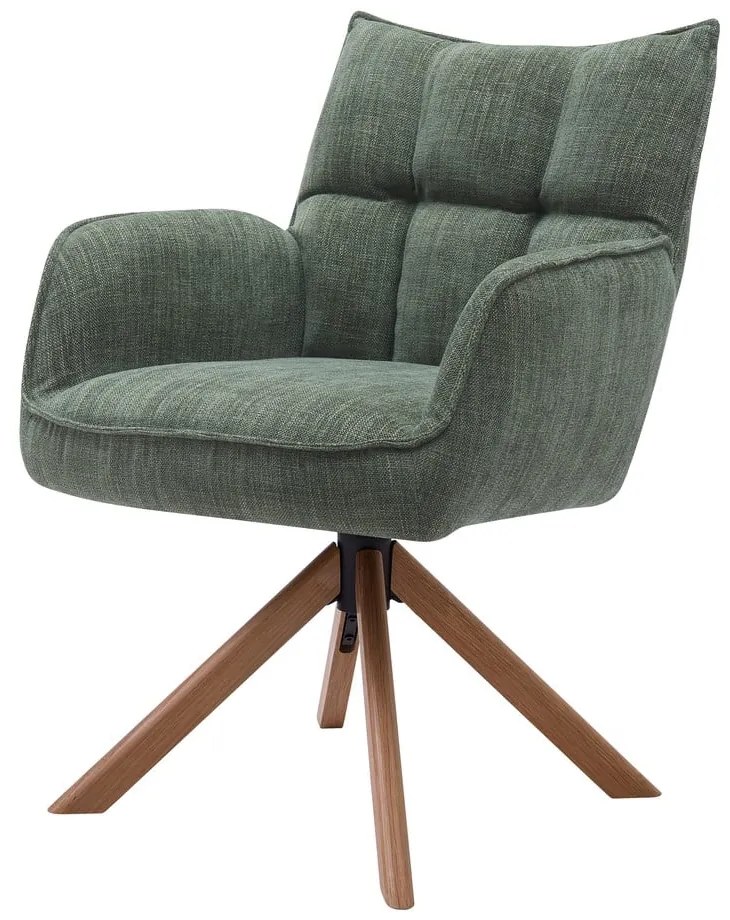 Set di sedie da pranzo verde in imbottito 2 pz Marilla – Unique Furniture