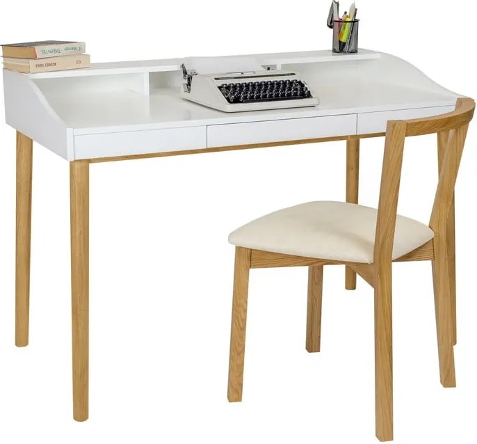 Scrivania in stile segreteria 60x120 cm Lindenhof – Woodman