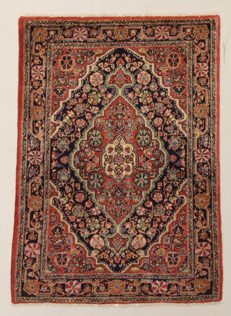 Malayer Tappeto 70x100 (Iran) Annodato A Mano