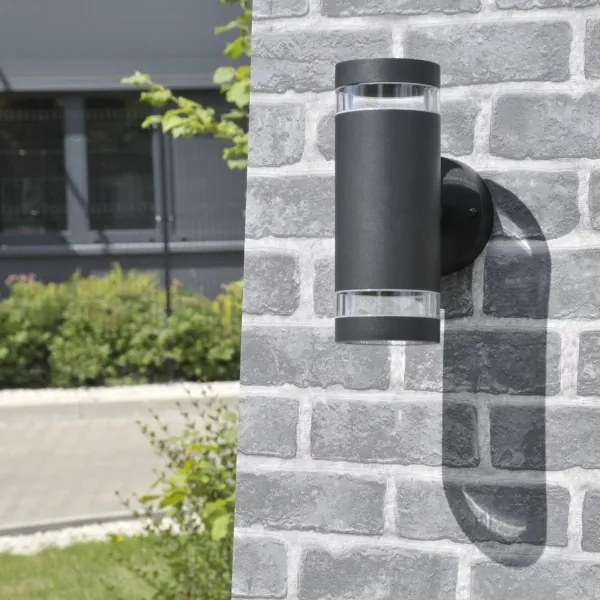 Applique da esterno RINO 2xGU10/12W/230V IP54 nero