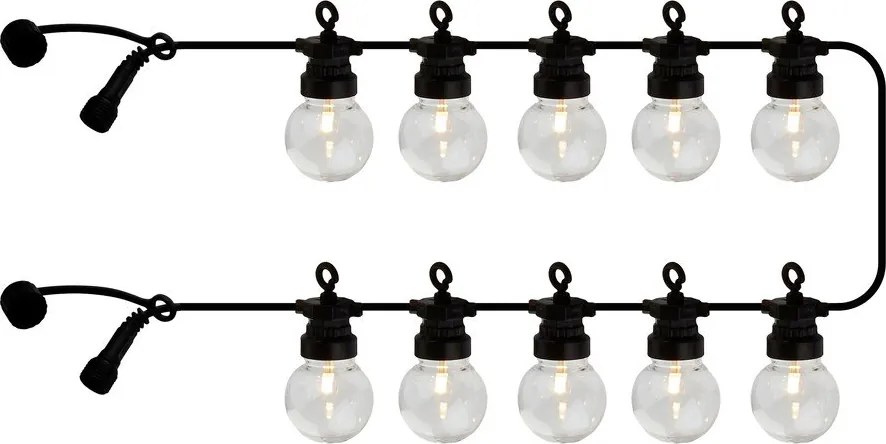 Prolunga per catena luminosa 10 lampadine lunghezza 300 cm Lucas Multi - Sirius