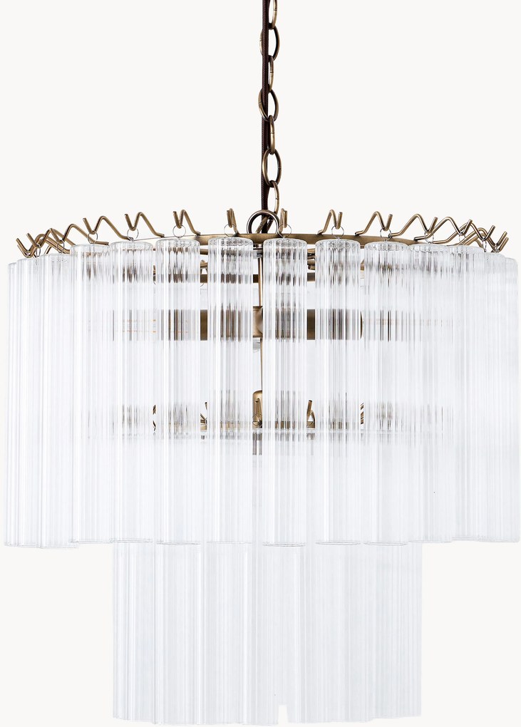 Lampadario in vetro Janae
