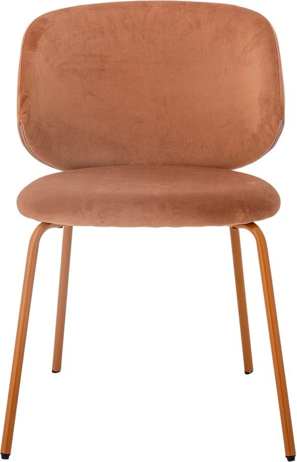 Set di sedie da pranzo in velluto arancione 2 pz Ponte - Bloomingville