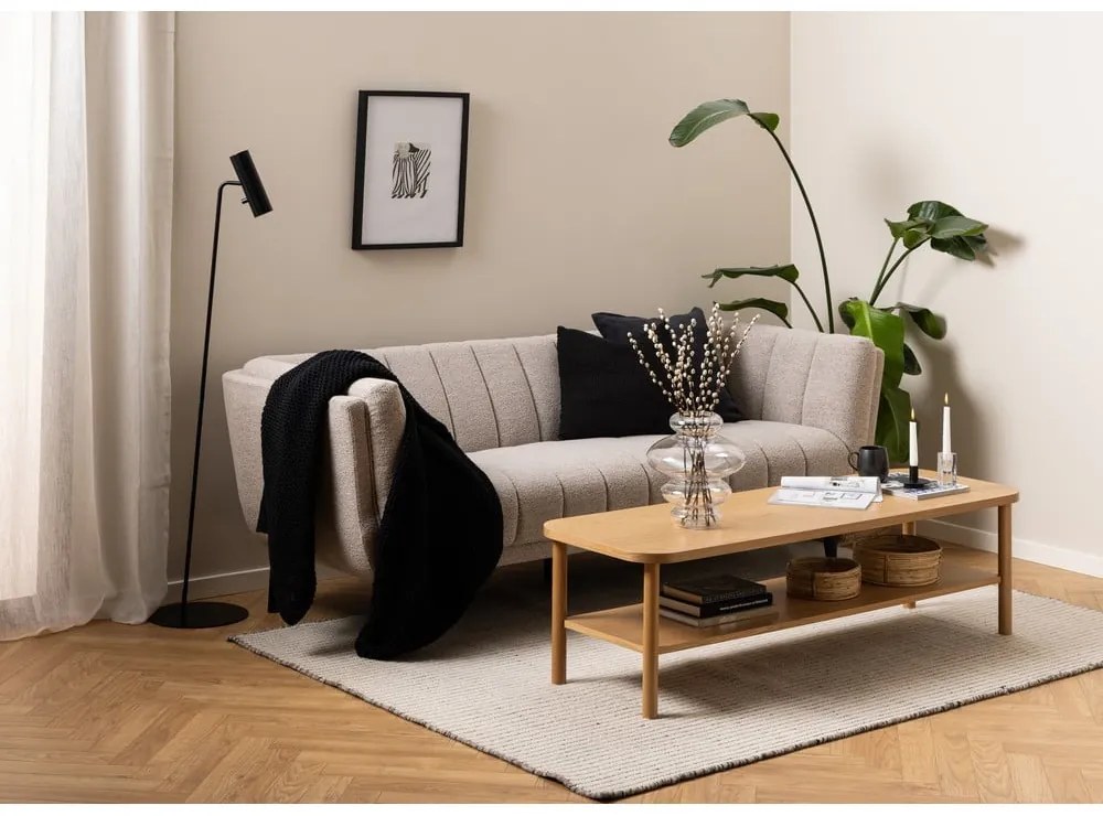 Divano bouclé beige 218 cm Tampa - Actona