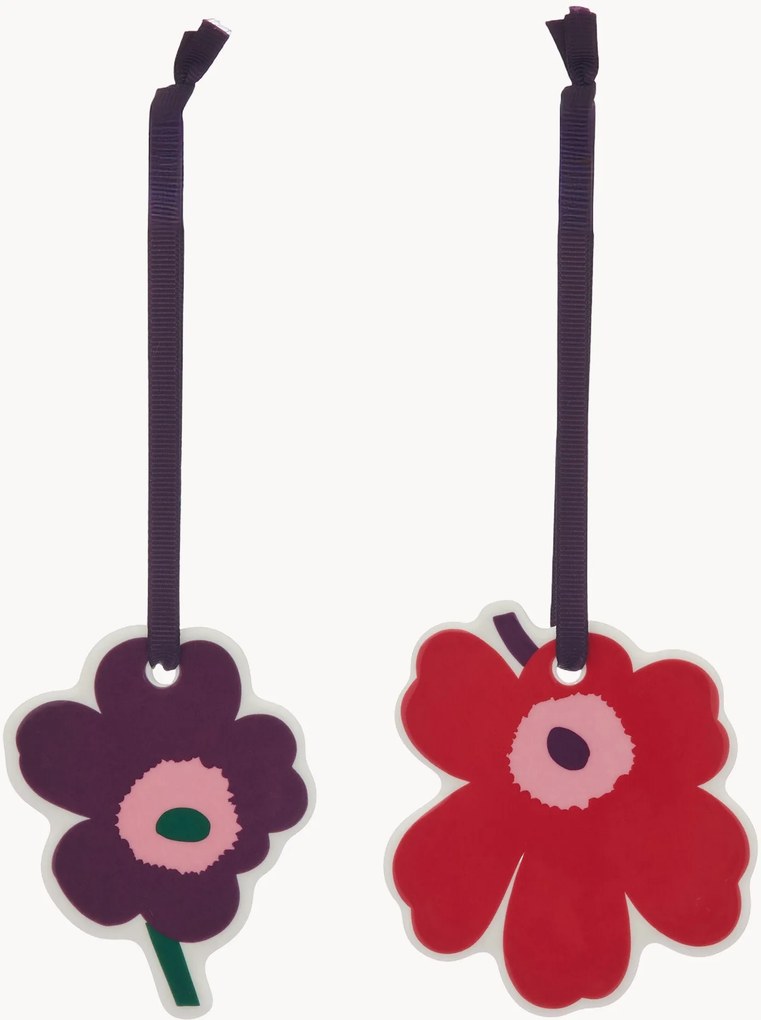 Set di 2 oggetti decorativi Unikko