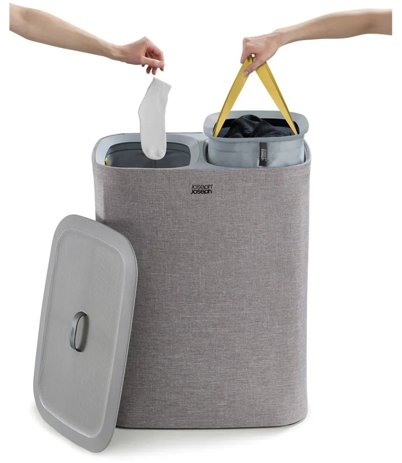 Cesto per biancheria 45 l + 45 l Tota - Joseph Joseph
