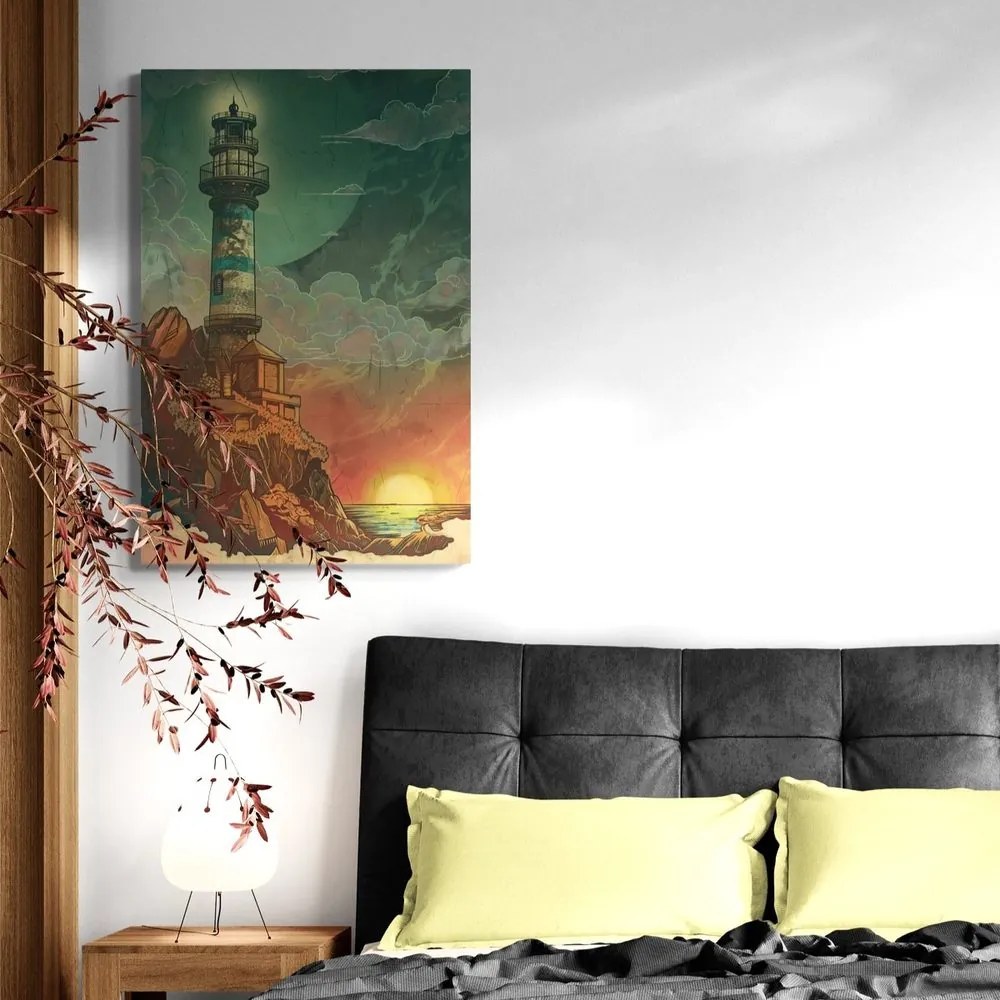Quadro su tela – Faro da favola