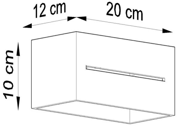 Applique LOBO 2xG9/40W/230V grigio
