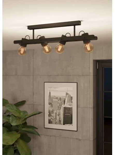 Eglo 43847 - Faretto PLIMSOLL 4xE27/15W/230V