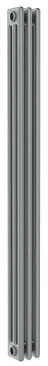 Radiatore acqua calda Comby in acciaio 3 colonne, 3 elementi, interasse 1735 mm, grigio
