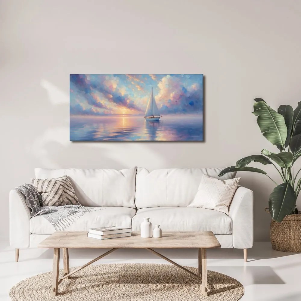 Quadro su tela – Barca a vela romantica