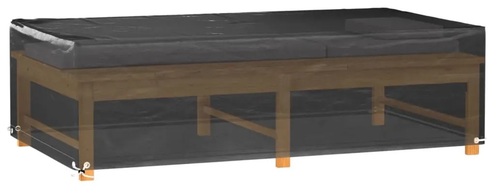 Coperture mobili giardino 2pz 8occhielli 125x70x35 rettangolari