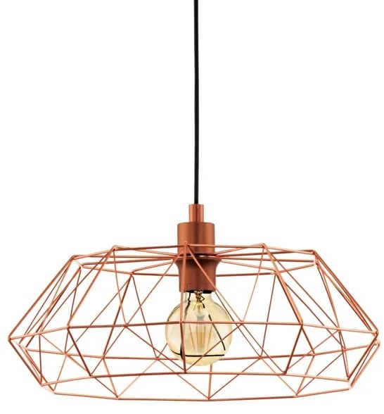 Eglo 49488 - Lampadario CARLTON 2 1xE27/60W/230V