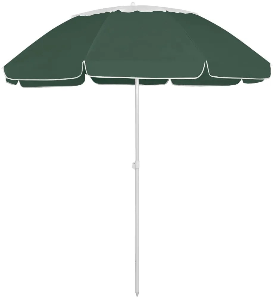 Ombrellone Da Spiaggia Verde 300 Cm /
