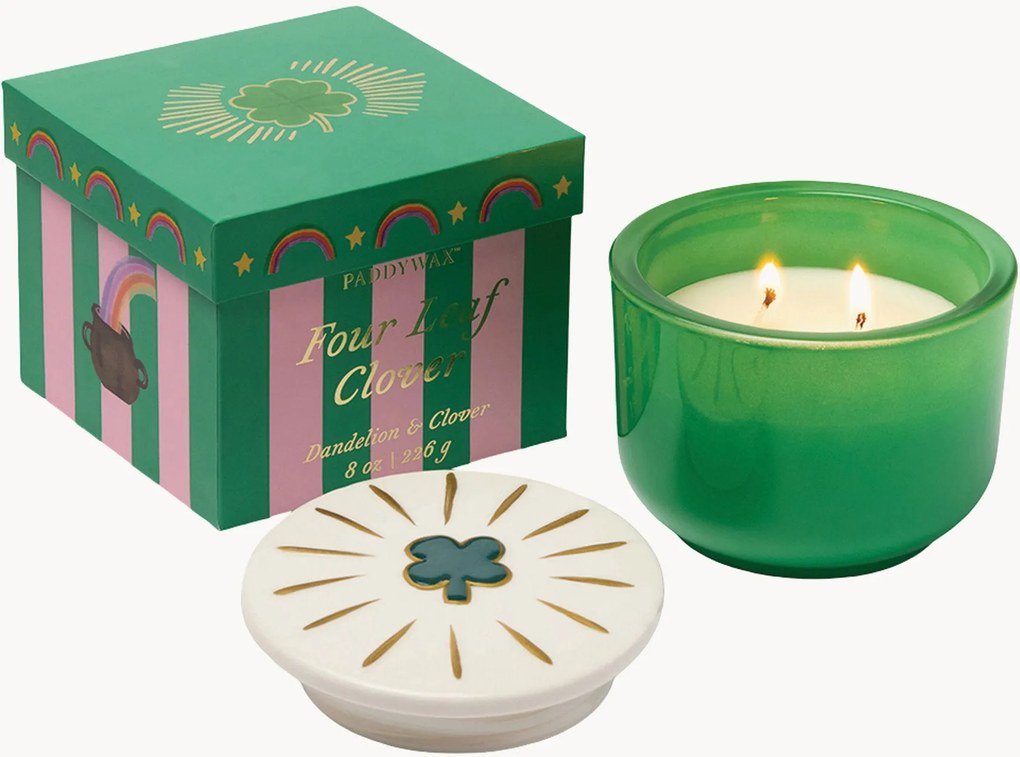 Candela profumata Four Leaf Clover (dente di leone, trifoglio)