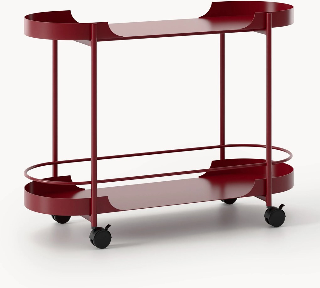 Carrello di servizio in metallo Taru