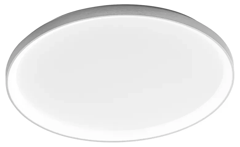 Plafoniera Moderna Krizia Alluminio Satinato Bianco 1 Modulo Led 60 W 3000 K