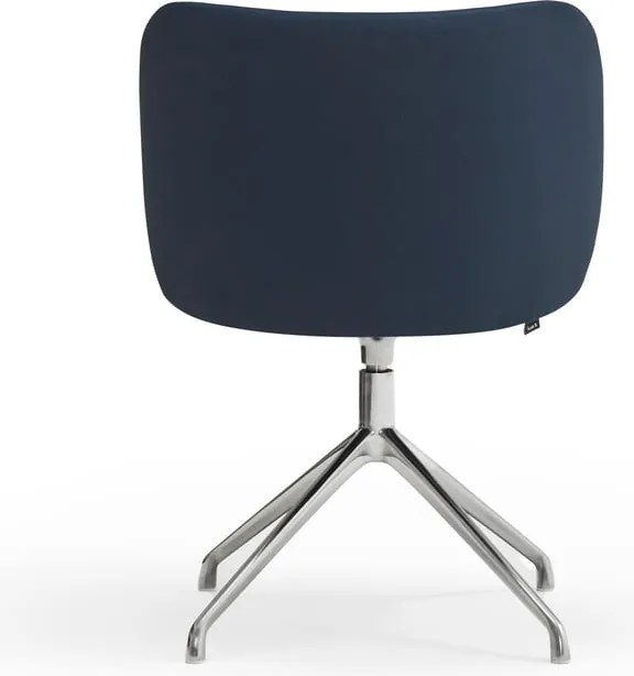 Sedia da pranzo blu scuro in imbottito Mogi – Teulat