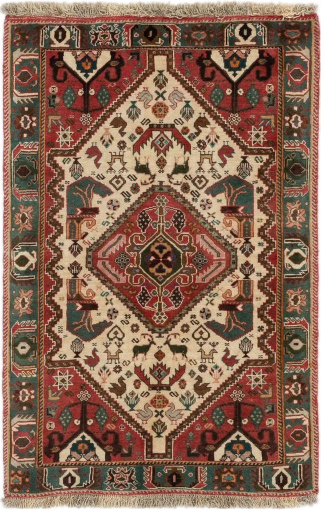 Shiraz Tappeto persiano 100 x 150 (Iran) Annodato A Mano