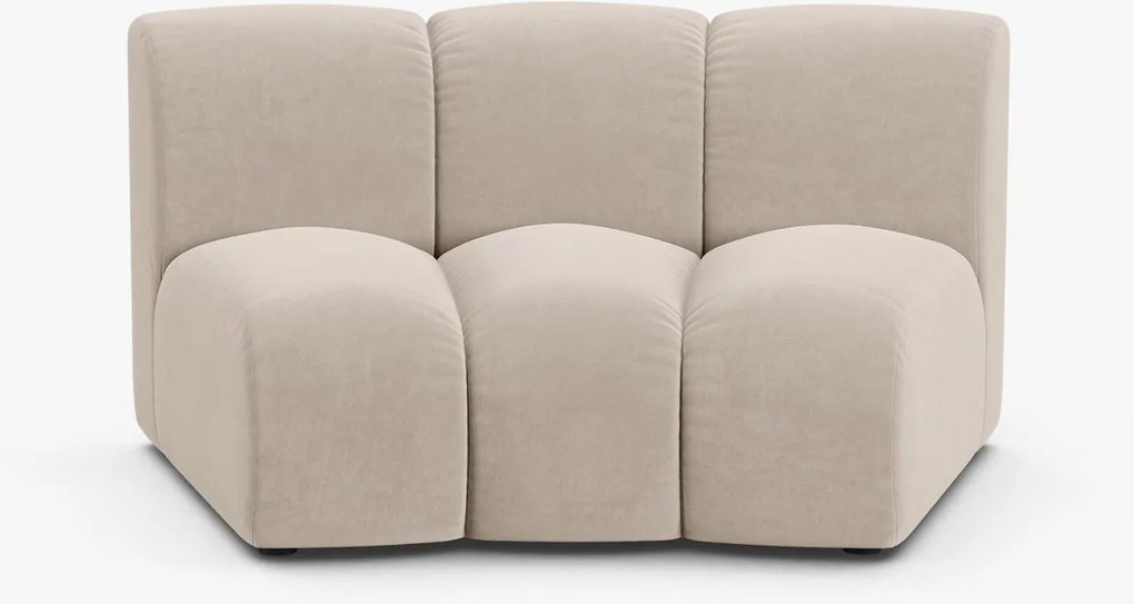 Modulo semicircolare Lupine in velluto Salvador – L154 cm