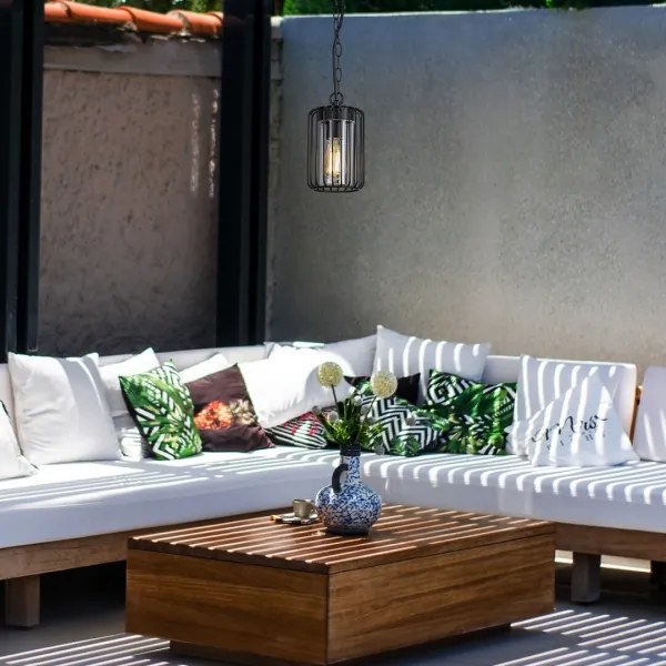 Rabalux 77107 - Lampadario da esterno TARPA 1xE27/40W/230V IP44